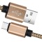 CABLU DATE INCARCARE USB LA TYPE-C 1M 2A GOLD 02796