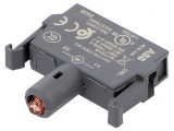 Lumină LED Frontală 110-130V Roșie 22mm
