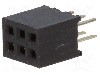 Conector 6 pini, seria {{Serie conector}}, pas pini 1.27mm, CONNFLY - DS1065-03-2*3S8BV