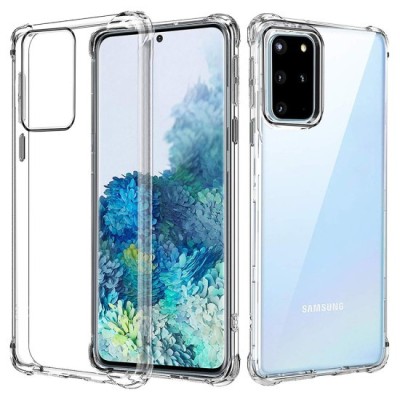 Husa pentru Samsung Galaxy S20 Plus 4G / S20 Plus 5G - Techsuit Shockproof Clear Silicone - Clear foto
