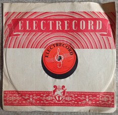 Placa gramofon/patefon Electrecord, Sergiu Malagamba foto