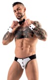 Set Costum Gigolo de Lux, chiloti, mansete si papion, L, M, S