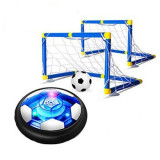 Set de joaca mini, 2 porti de fotbal cu minge rotativa Hover Ball, pompa de umflat, minge de fotbal din cauciuc, RT20