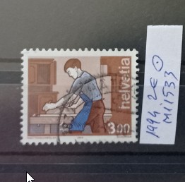 TS21 - Timbre serie Elvetia 1994 Mi1533