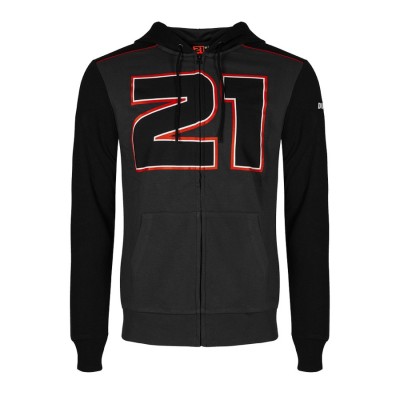 Troy Bayliss hanorac de bărbați cu glugă 21 greyblack - XXL foto