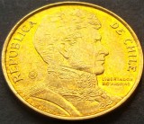 Moneda exotica 10 PESOS - CHILE, anul 2005 *cod 157 = UNC!, America Centrala si de Sud