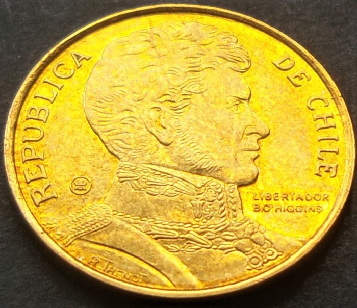 Moneda exotica 10 PESOS - CHILE, anul 2005 *cod 157 = UNC!