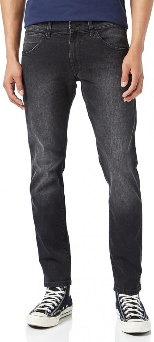 Blugi skinny pentru barbati Wrangler Bryson Like A Champ, negri, 32W 32L - OUTLET