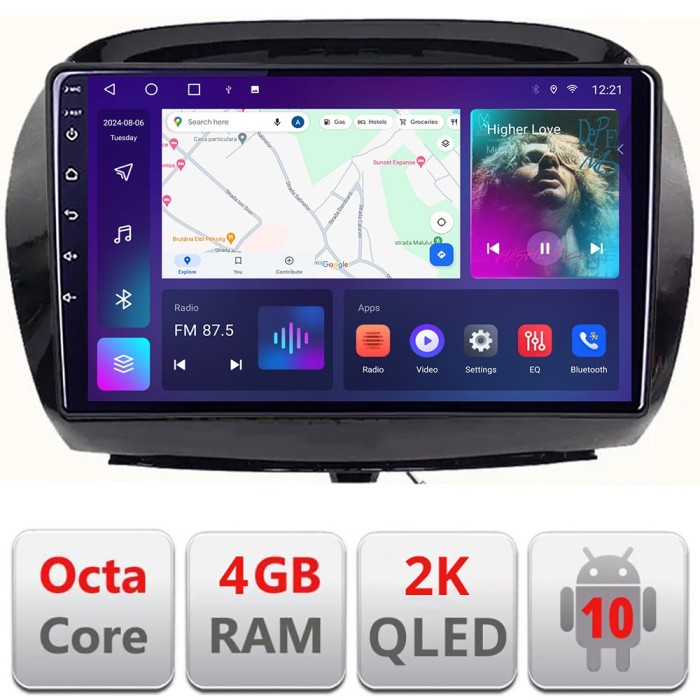 Navigatie dedicata Edonav Honda FR-V 2004-2009 Android ecran Qled 2K Octa core 4+32 KIT-fr-v+EDT-E409-2K CarStore Technology