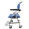 Scaun cu Toaleta si Roti Dr. Happy JLC00501, Dus, Pliabil, Aluminiu, 100 kg, Impermeabil, Persoane cu Dizabilitati, Varstnici