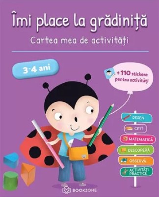 Imi Place La Gradinita 3-4 Ani, Francoise Kretz-Idas, Brigitte Salinas - Editura Bookzone foto