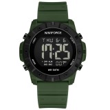 Ceas Barbati Naviforce 7110 Verde , Design Military, Functii Multiple, Alarma, Rezistent la Apa 5ATM