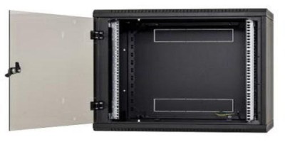 Triton rack perete 1-sect 9u/600 negru foto