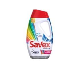Detergent de Rufe Lichid Savex Premium Color, 24 Spalari, 1.08 l