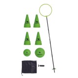 Bamzball Hape - Joc de exterior tip Quidditch Harry Potter, cu inel, 2 mingi, conuri si pompa, 3 ani+