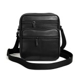 Cumpara ieftin Borseta barbateasca de umar,neagra, din piele naturala 19/16 cm, Magrot 25059