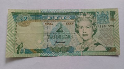 Fiji-2 Dollars/dolari(2002) foto