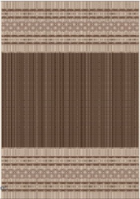 Covor Model Iuta Natura 971, 91, Marime 50 x 80 cm, Maro, Inaltime Fir Tesatura plata, Antialergic, Polipropilena, Bucatarie, Hol, Balcon foto
