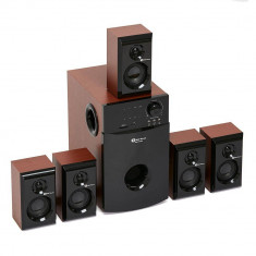 Sistem audio 5.1 Serioux Soundboost HT5100C Cherry Wood foto