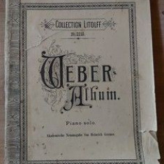 PARTITURA Weber- Claniermerke piano solo