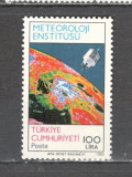 Turcia.1985 60 ani Institutul National de Meteorologie ST.125, Nestampilat
