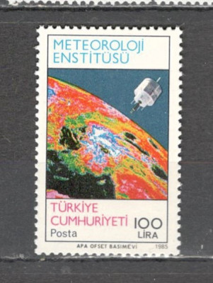 Turcia.1985 60 ani Institutul National de Meteorologie ST.125 foto
