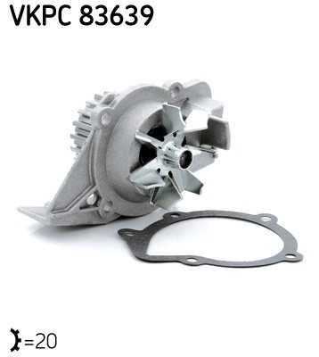 SKF VKPC 83639 Pompă de apă, răcire motor foto