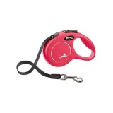 LESA PENTRU CAINI FLEXI CLASSIC CU BANDA XS 3M 12KG RED
