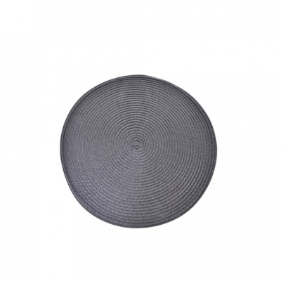 Set 4 suporturi pentru farfurii, rotund, gri, 30 cm foto
