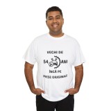 Tricou personalizat barbati, negru, 54 ani si inca pe piese originale pentru aniversare, marimea L