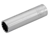 Cap tubular 14mm 12-puncte 3/8 BAHCO oţel aliat, manşon 63mm