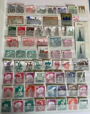 Lot de 66 timbre Germania , DDR, Cehia foto