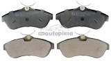 Set placute frana,frana disc CITROEN C2 ENTERPRISE (2009 - 2016) KRIEGER 0950006266