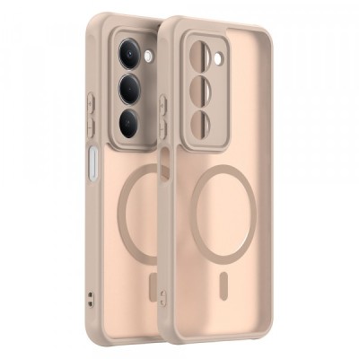 Husa MagSafe pentru Xiaomi Redmi 15 5G / 15 4G, Techsuit, HaloFrost II, Aurie foto