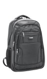 Rucsac laptop textil gri 36 x 18,5 x 55 cm