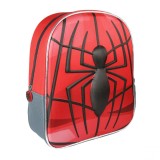 Rucsac Copii Spiderman 3D Disney, 31x25x10 cm, Rosu - Ghiozdan Gradinita Baieti
