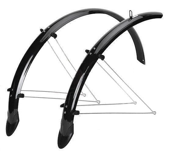 Set 2 aparatori roti biciclete, Orion 26&quot; / 53mm OR-type, culoare negru Cod:B104