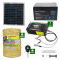 Pachetgard electric cuPanou solar 2,5J putere și1000m Fir160Kgcu acumulator 12h