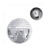 Glob disco decorativ, 25 cm, oglinzi mici clasice care reflecta lumina, General