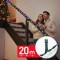 Decor Luminos Craciun - Sir Lumini LED - 20 m - Multicolor - 400 LED - 220-240 V - 6 W - Cablu Verde Best CarHome