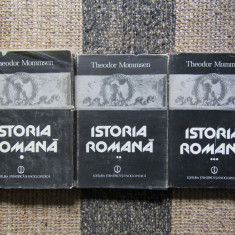 Istoria romană, Theodor Mommsen, trei volume