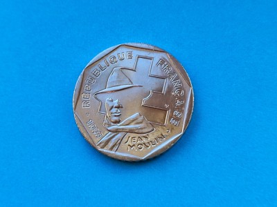 2 Francs 1993 Franta-Calitate- foto