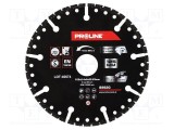 Disc de tăiere diamantat PROLINE 125mm pentru lemn, oțel, beton și piatră