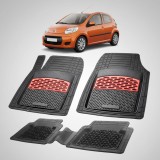 Cumpara ieftin Covorase Auto TeamCar&reg;Tip Tavita Compatibile Citroen C1 I (2005-2014) Red
