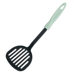Spatulă Plastic, 32 cm, Culoare Antracit și M&acirc;ner Verde Menta