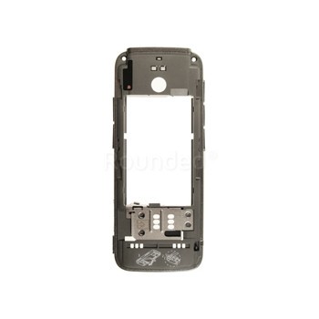 Nokia 5630x Middlecover gri incl. Ușă Micro SD, modul bliț foto