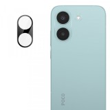 Folie de protectie Camera Spate Techsuit pentru Xiaomi Poco X8 Pro, Sticla Securizata, Neagra