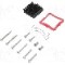 Radiator extrudat, aluminiu, 27mm x 27mm, negru, Advanced Thermal Solutions - ATS-61270D-C1-R0