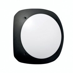 STUCCI WALL FIXTURE WITH BACKLIGHT, E27 IP66 BLACK foto