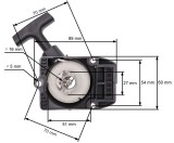 Demaror motocoasa compatibil Stihl FS 75, FS 80, FS 85R, FS 85T, FS 85, FS 80R, Taiwan